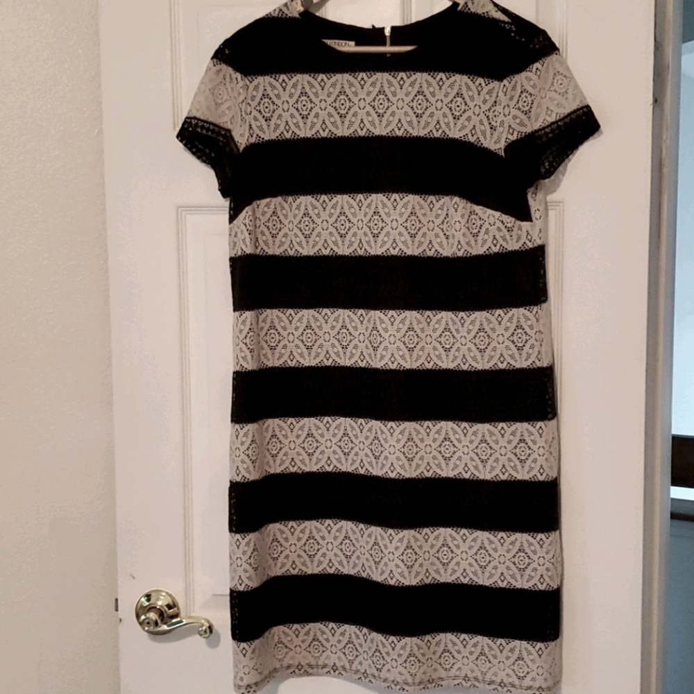 Black and Cream dress